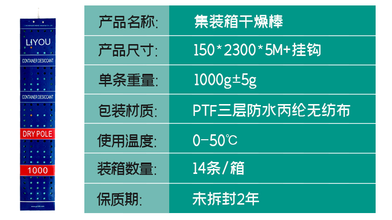 海运集装箱干燥剂